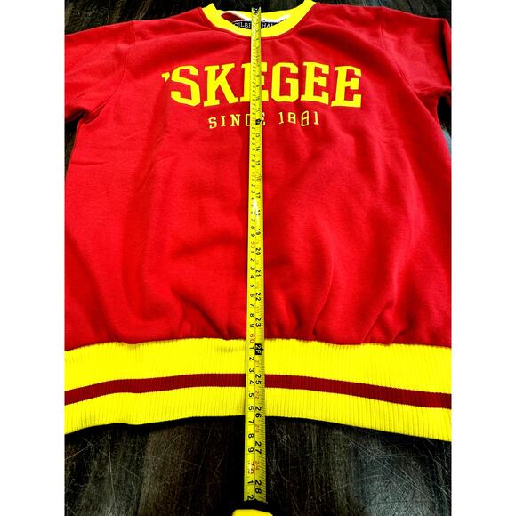 GILBERT HALL " SKEGEE Since 1881" Sweatshirt, Size M, Collegiate - Picture 7 of 11